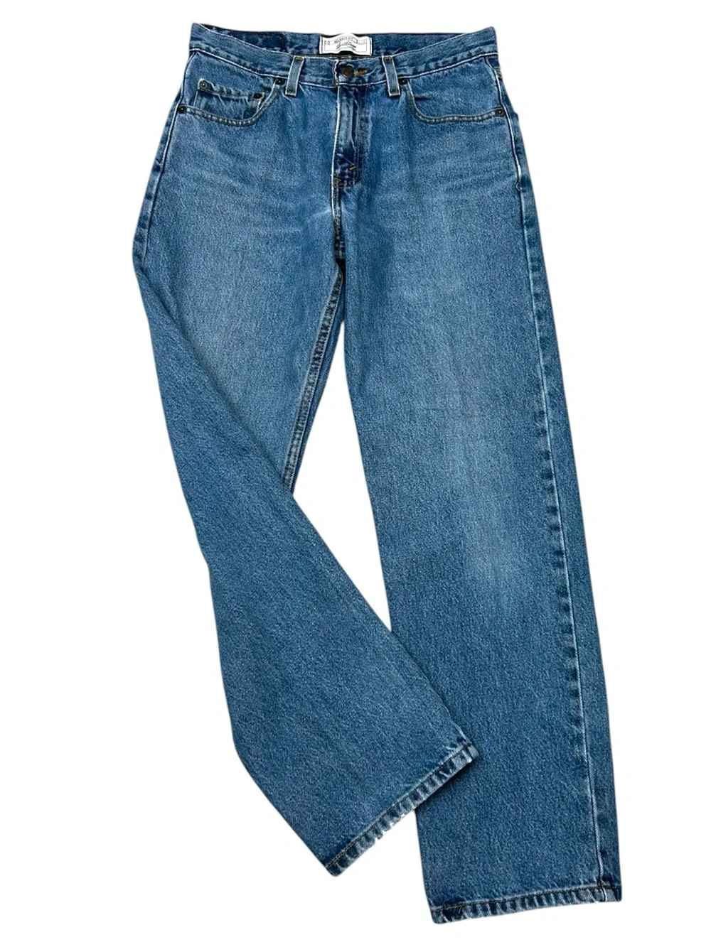 Vintage Levi’s Signature Relaxed Fit W30 L30 Light Wash Distressed Denim Jeans